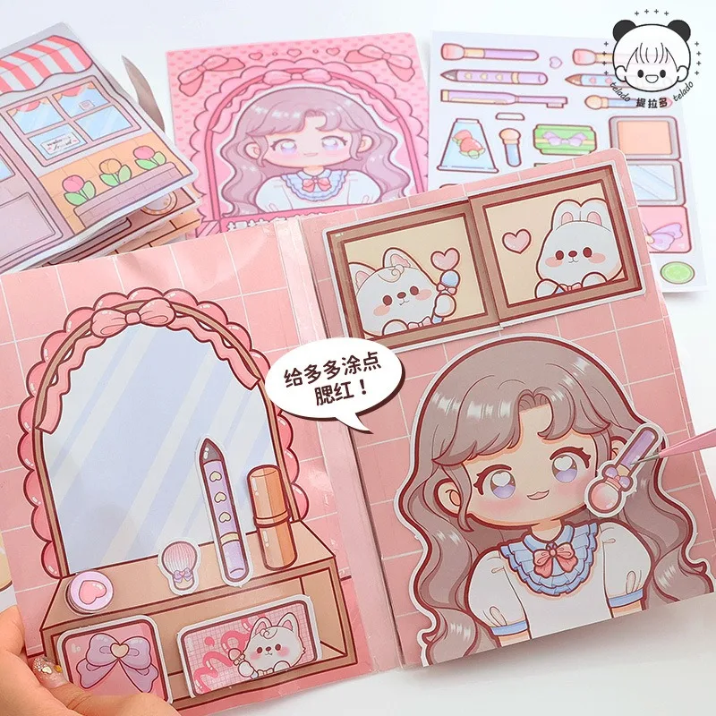 Тихая книга Tirado Pinch Music милые 3D наклейки материал для коллажей творчества