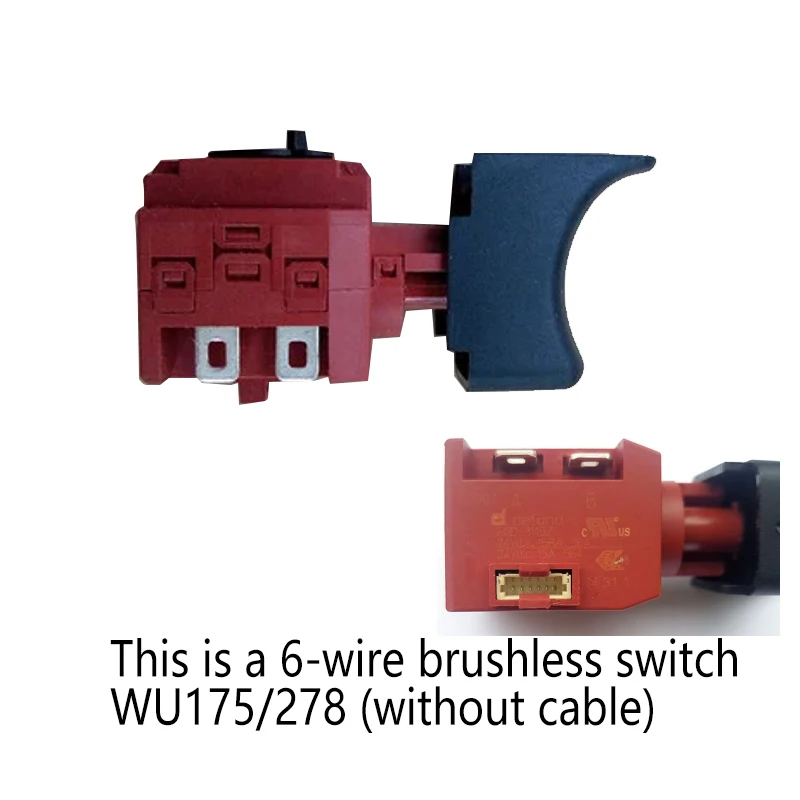 

WU278 268 175 292 Бесщеточный переключатель для бесщеточного аппарата Ruiqi EGD-3115Z