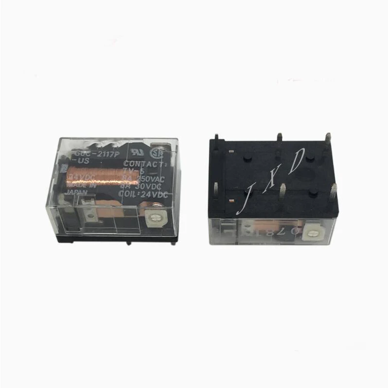 Горячее предложение 24V Реле G6C-2117P-US G6C 2117P G6C2117PUS Мощность реле 24VDC DC24V 24V 8A 6PIN
