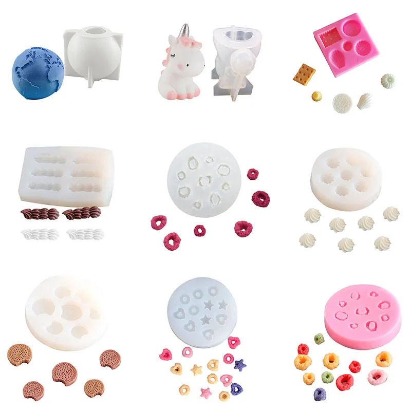 Силиконовая форма ручной работы в виде зернистой свечи из искусственных зерен