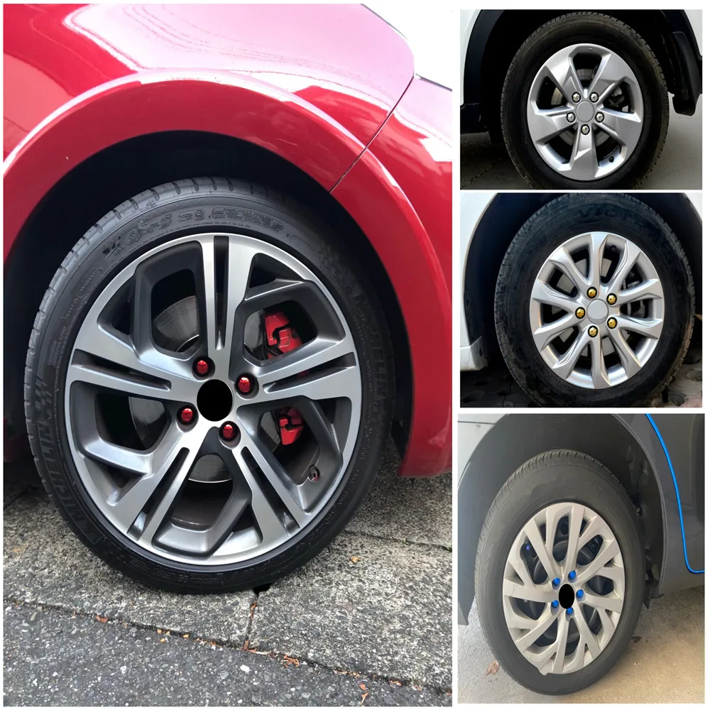 20 шт. 17 мм/19 мм 21 колпачки для колесных гаек автомобиля Honda P-NUT Legend FCX Brio 3R-C Skydeck
