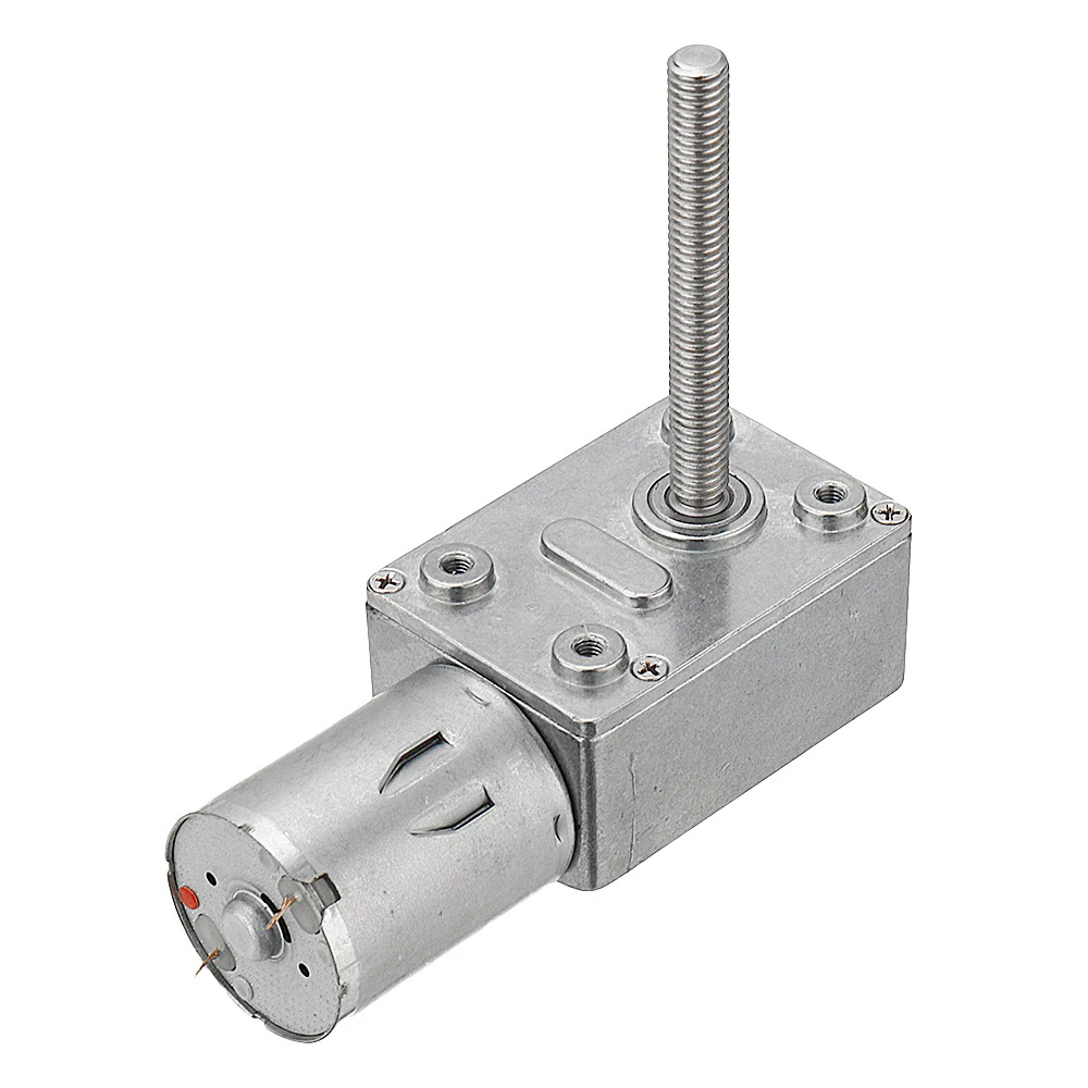 Двигатель редукторный JGY370 постоянный ток 6 в 12 В 24 винт M6 50 мм червячный редуктор