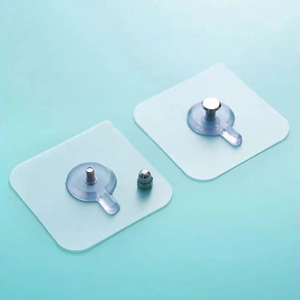 

10 шт., самоклеящиеся невидимые наклейки-крючки