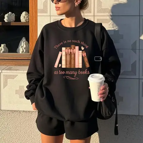 THERE IS NO SUCH THING AS TOO MANY BOOKS Толстовка