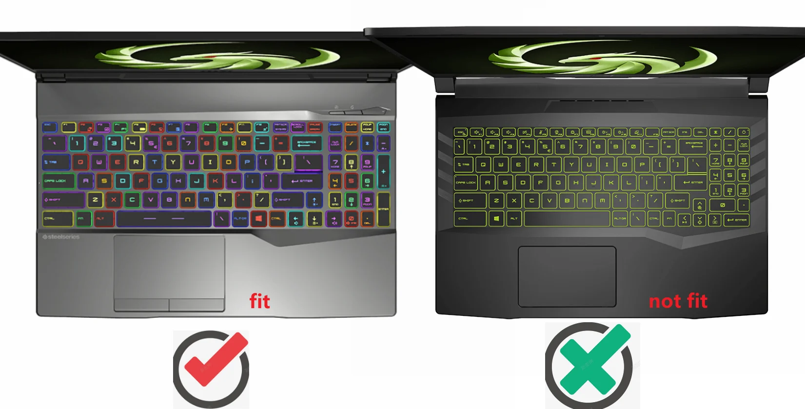 Силиконовый чехол для клавиатуры ноутбука Защитная пленка MSI GS76 Stealth / GS75 stealth GT76