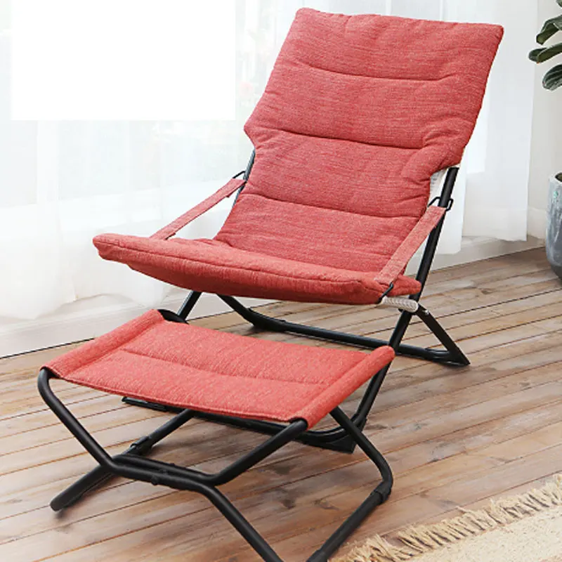 

Lazy Chair Single Sofa College Dormitory Dormitory Artifact Pregnant Woman Home Balcony Leisure Moon Folding Chair