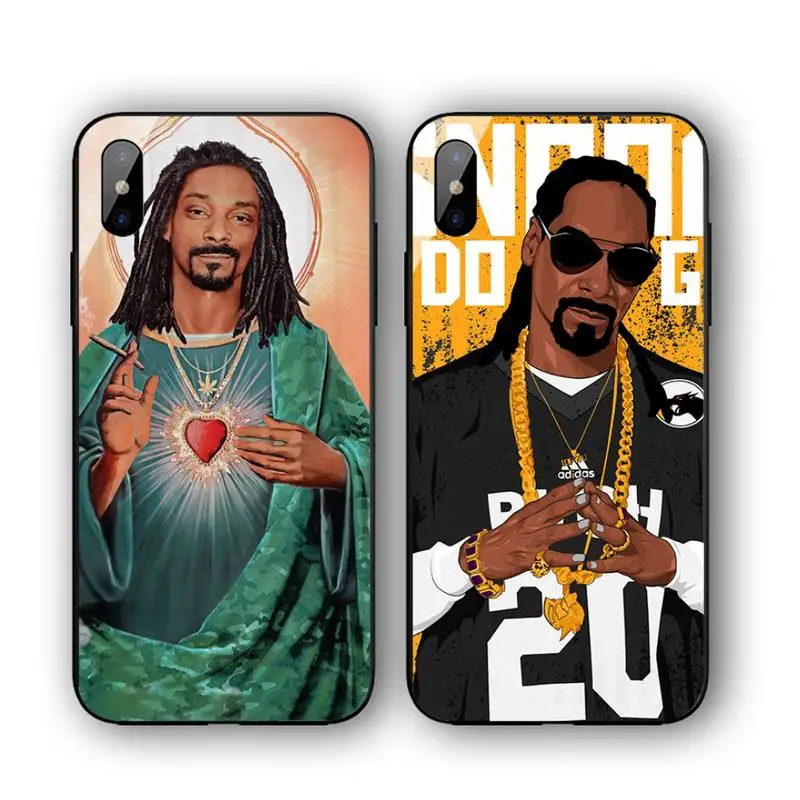 

Snoop Dogg Rapper Phone Case For Iphone 11 12 13 14 Pro Max 7 8 Plus X Xr Xs Max Se2020 Tempered Glass Cove