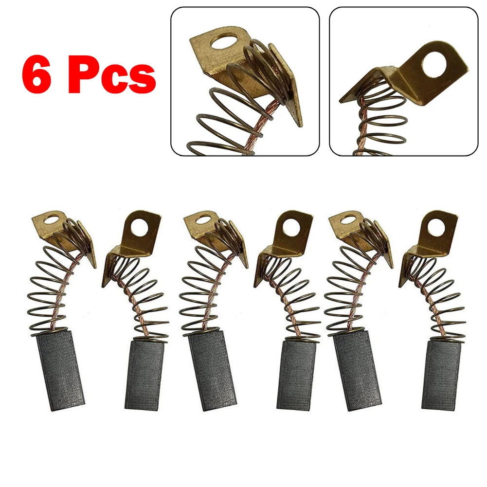 

6 Pcs Motor Brush Kit For Porter Cable 7800 Screwdriver Drywall Sander #N119739 879058 Carbon Brushes Set Power Tools
