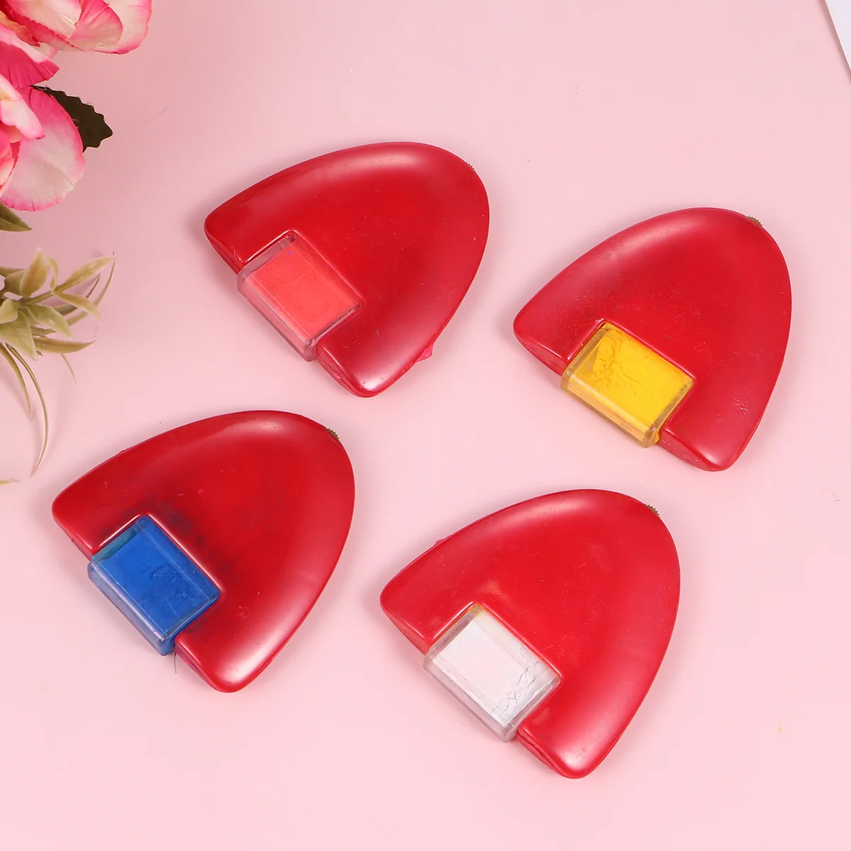 

4 Pcs Pulverizer Triangle Pencils Tailors Fabric Chalk Stitching Dressmaking Chalk Sewing Tracing Chalk