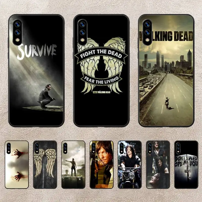 

YThe Walking Dead Phone Case For Huawei G7 G8 P7 P8 P9 P10 P20 P30 Lite Mini Pro P Smart Plus Cove Fundas
