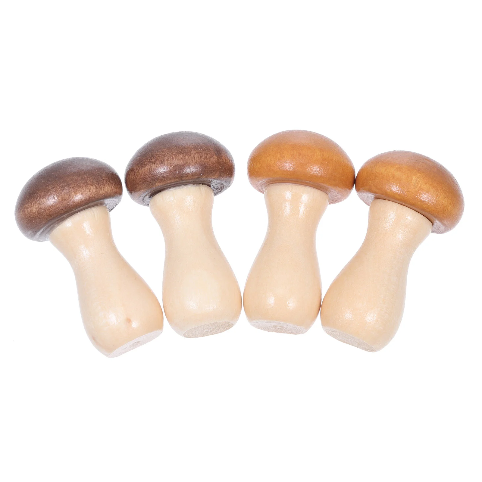 

4Pcs Chopstick Holder Wood Mushroom Figures Mushroom Chopsticks Stand Wooden Chopsticks Holder Tableware Pillow