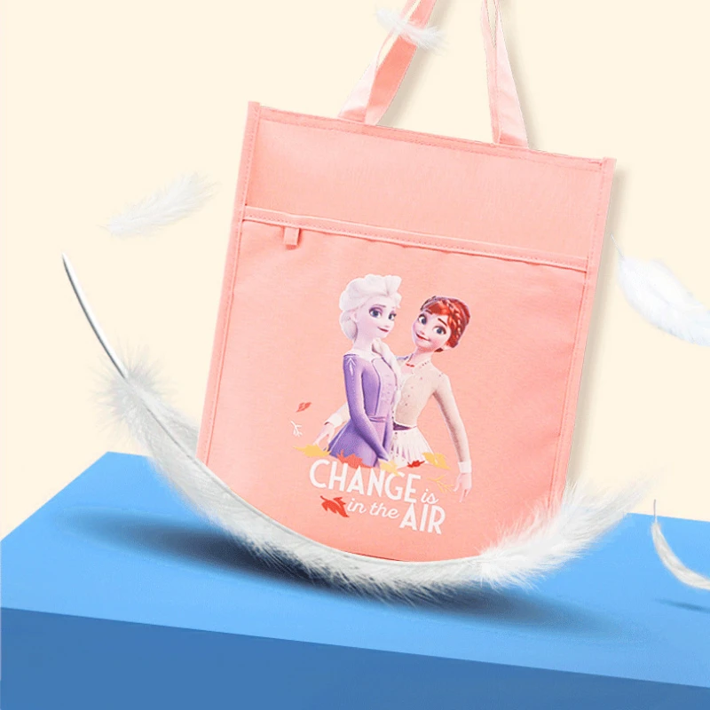 Disney Bag Student Tutoring Bag Tote Bag Frozen Marvel Cartoon Large Capacity Class Handbag Waterproof Interest Class Book Bag
