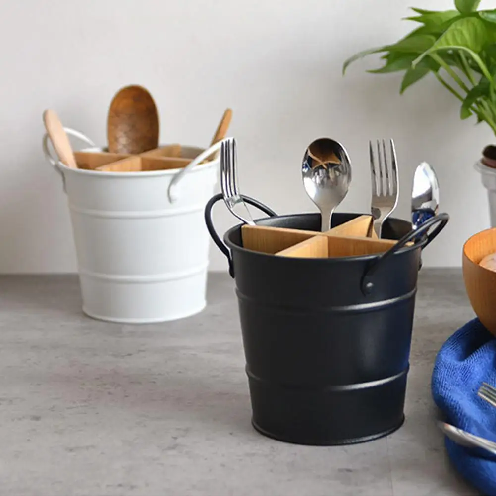 

Стеллаж для хранения столовых приборов с 4 отделениями