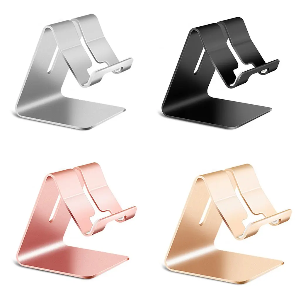 

Universal Aluminium Alloy Smart Phone Stand Desk Holder Charge Stand Cradle Mount Metal Tablets Stand For iPhone For ipad Tablet