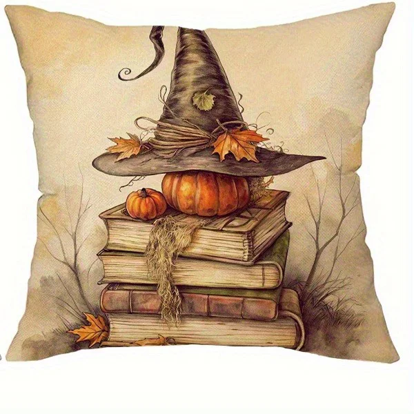 

Жуткие наволочки на Хэллоуин, полиэстер велюр, 40x40см