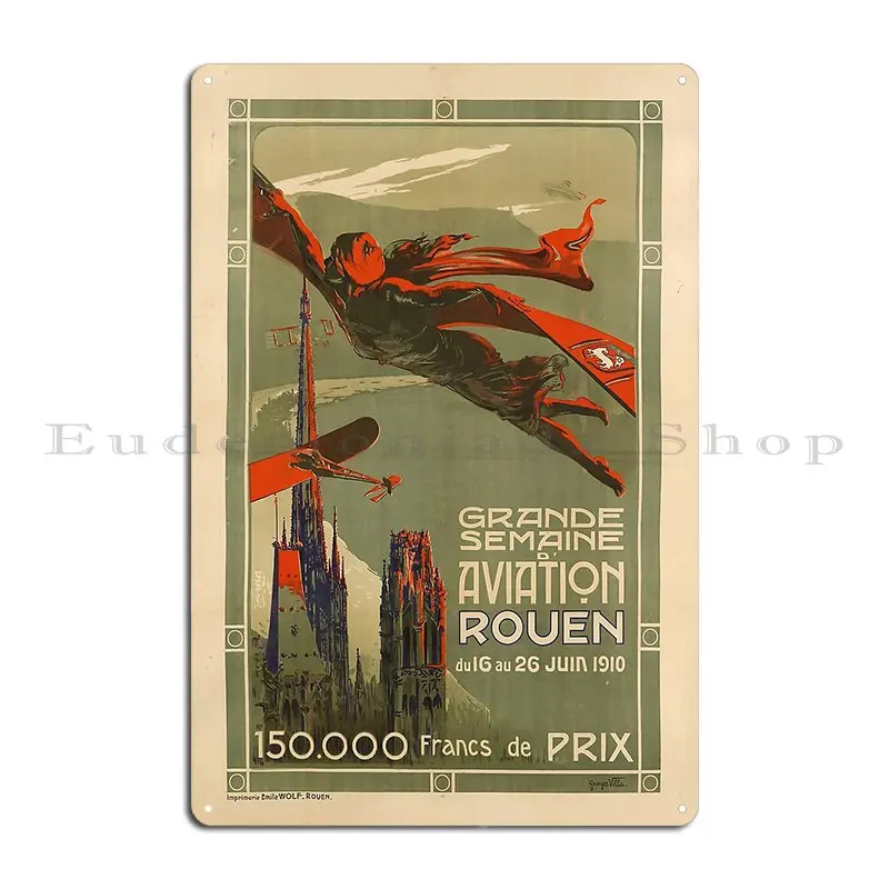 Металлическая вывеска Rouen