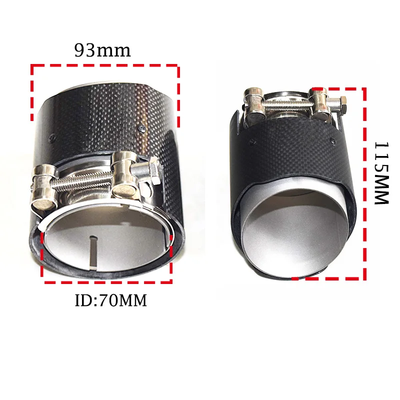 4 шт. универсальные наконечники из углеродного волокна для BMW F87 M2 F80 M3 F82 F83 M4 |