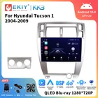 EKIY QLED автомобильное стерео радио для Hyundai Tucson 1 2004-2009 авто мультимедийный Видео Аудио плеер GPS Навигация Система Android 10,0