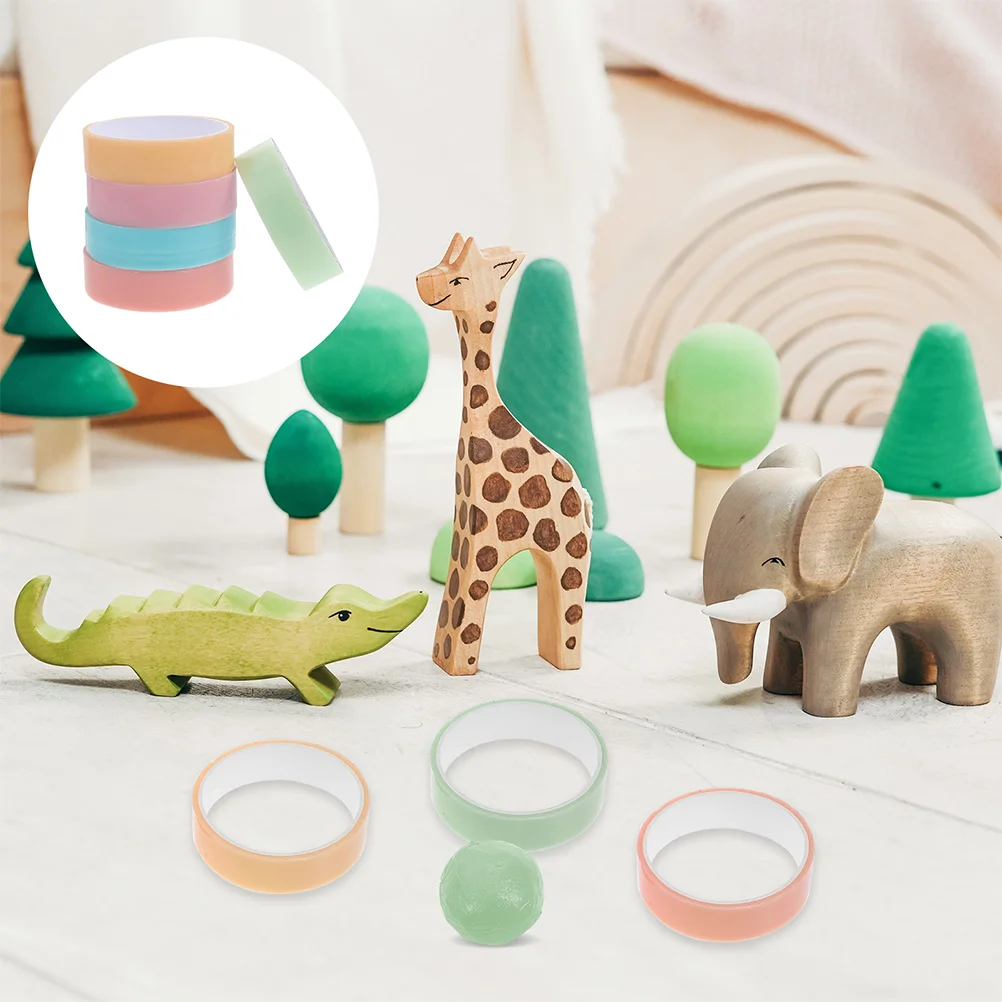 

Sticky Ball Color Tape Small Balls Adults DIY Toys Double Sided Crafts