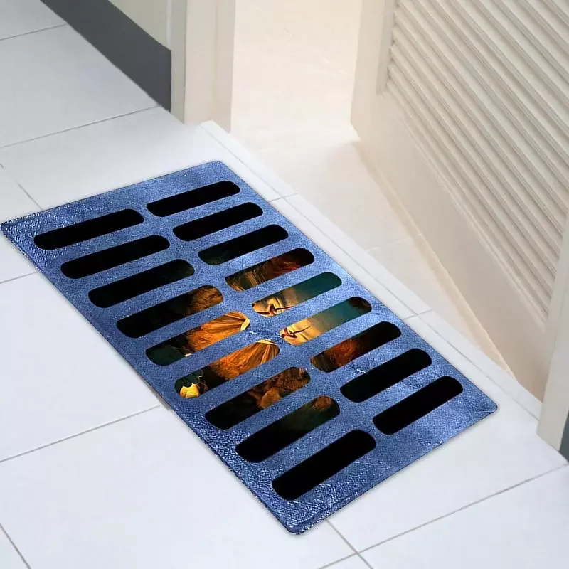 

Новинка, дверной коврик клоуна на Хэллоуин, ужасный домашний ковер