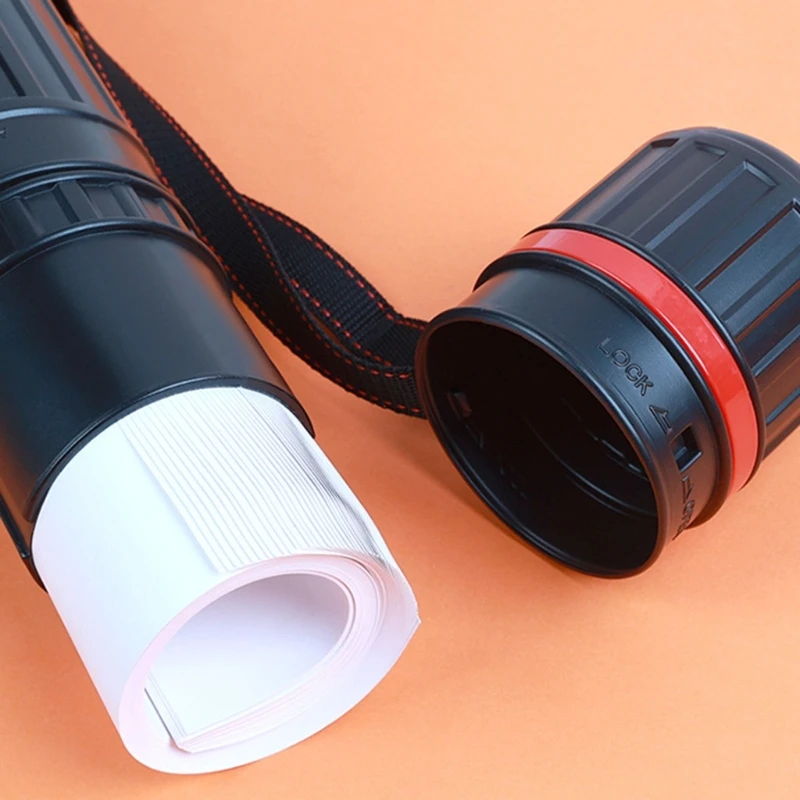 Выдвижная транспортная трубка для художественного плаката и документа с ремнем