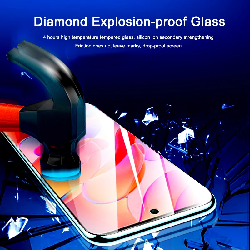 Защитное стекло для Xiaomi Redmi Note 11 10 10S 9S 9 8 7 Pro 9A защитная пленка экрана mi Lite 11T 10T 9T Poco