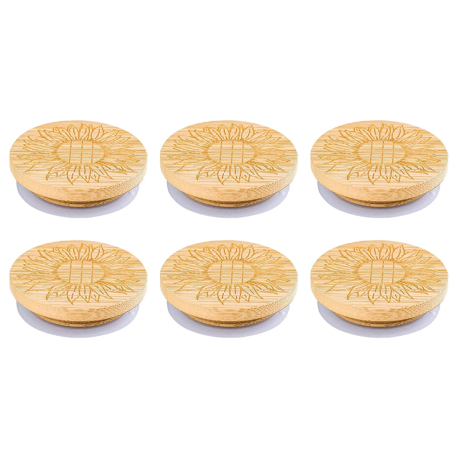 

Wooden Jar Cap Reusable Wooden Caps Lids Custom Molded Screw Top Mason Jar Lid Set Storage Lids For Ball Jars Only