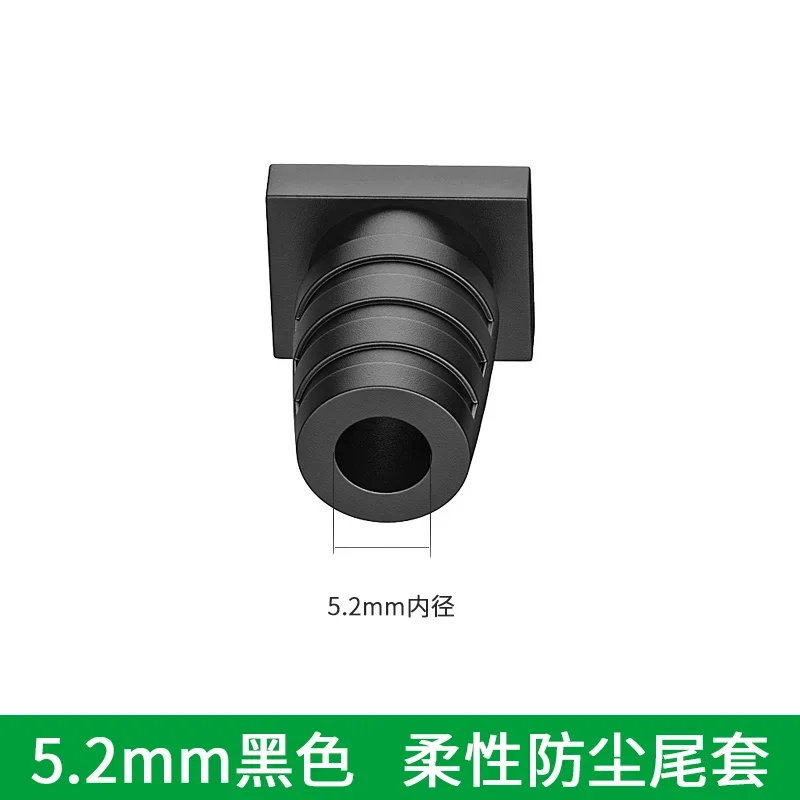 

10 шт., разъем DB, хвостовая труба 5,2/6,5/7,5 мм, DB25 DB15, защитная резиновая втулка, белая DB9 26 DB37, хвостовая втулка с резьбой, черная