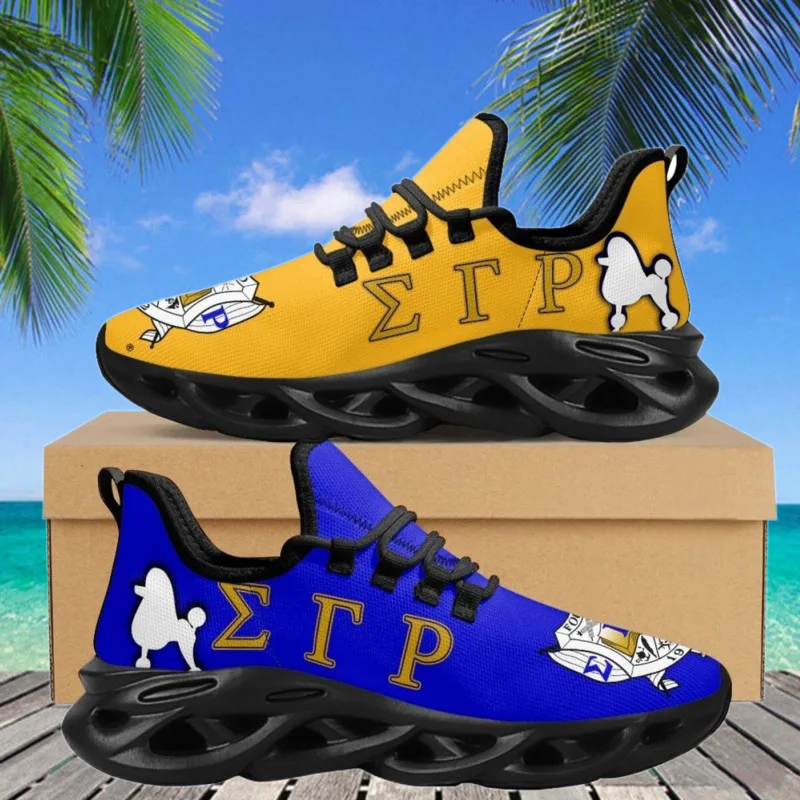 INSTANTARTS Two-color sigma-gamma rho-poddles Summer Women Sneakers Mesh Breathable Men Cool Running Shoes Flats schihe herren