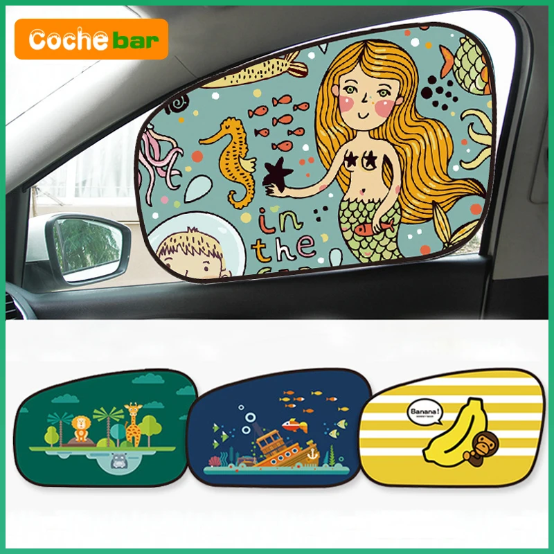 

Car Window Sunshade For Kids UV Protection Electrostatic Adsorption Universal Car Accessories Auto Curtain Car Sun Shade