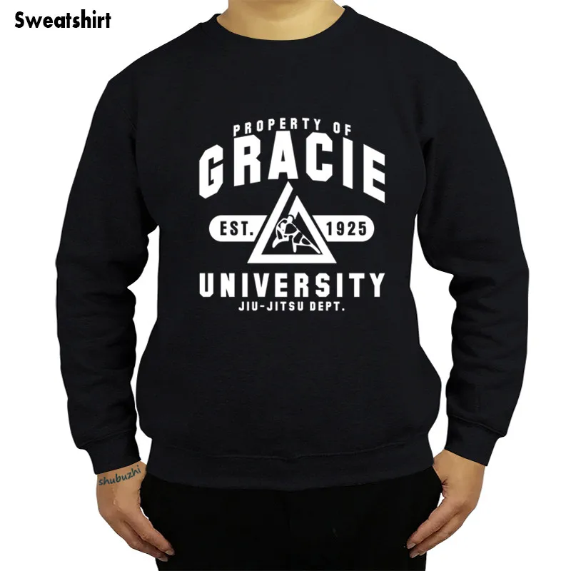 

Bjj brazilian jiu jitsu gracie university shubuzhi men sweatshirt hot sale autumn o-neck casual hoodies fashion cotton hoody