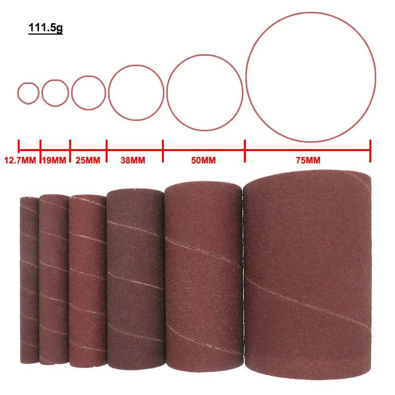 

Шлифовальные втулки VIBRATITE 6 шт., 80/120/240 grit