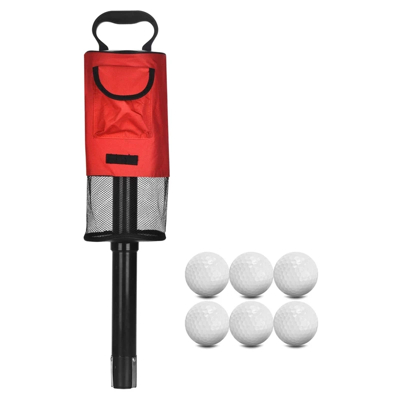 

Golf Ball Retriever Golf Ball Pick Up Shag Bag Tube Retriever for Portable Golf Finder the Best Gift for Golf Lovers