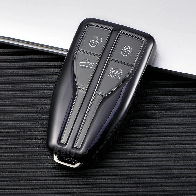 

TPU Transparent Car Key Cover Case for Hongqi H5 H9 HS5 HS7 H7 L5 HS3 L9 Key Protective Chain Auto Accessories