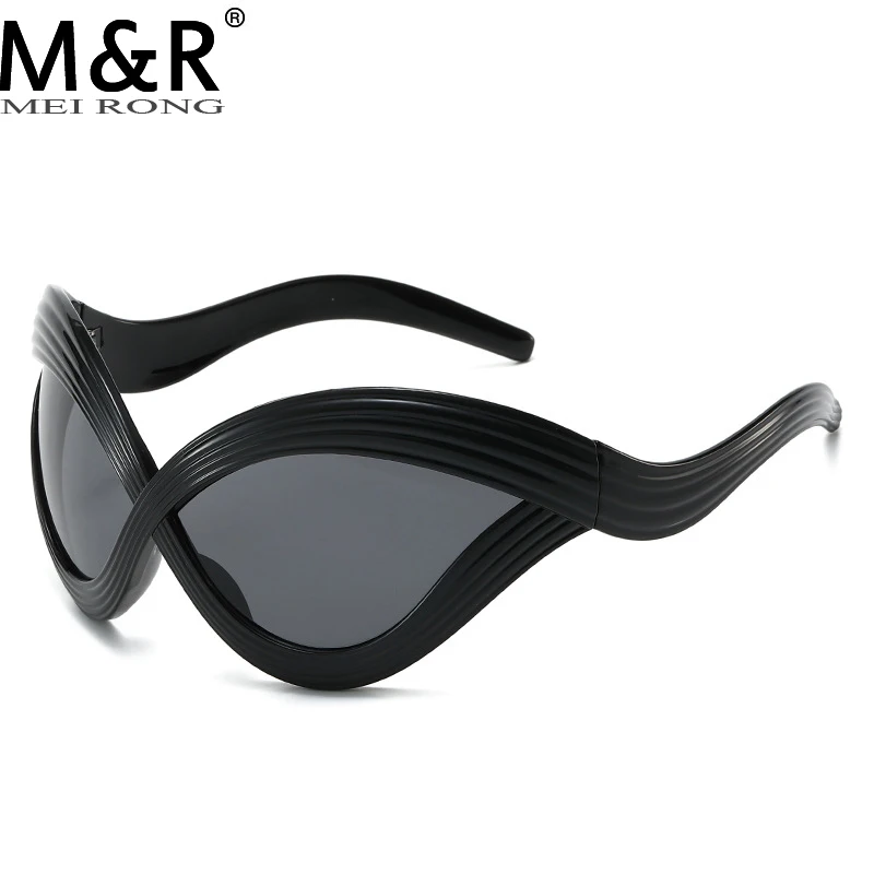 

2023 модные Универсальные женские солнцезащитные очки в стиле хип-хоп для уличной съемки ретро большая красная оправа кошачий глаз мужские уличные солнцезащитные очки для верховой езды