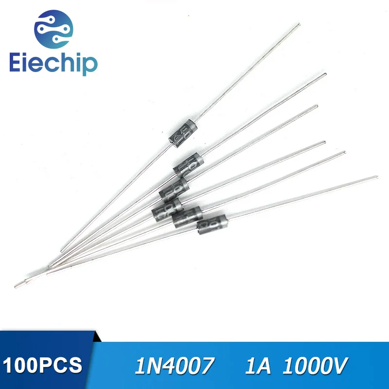 

100PCS 1N4007 IN4007 DO-41 Rectifier Diode 1A 1000V