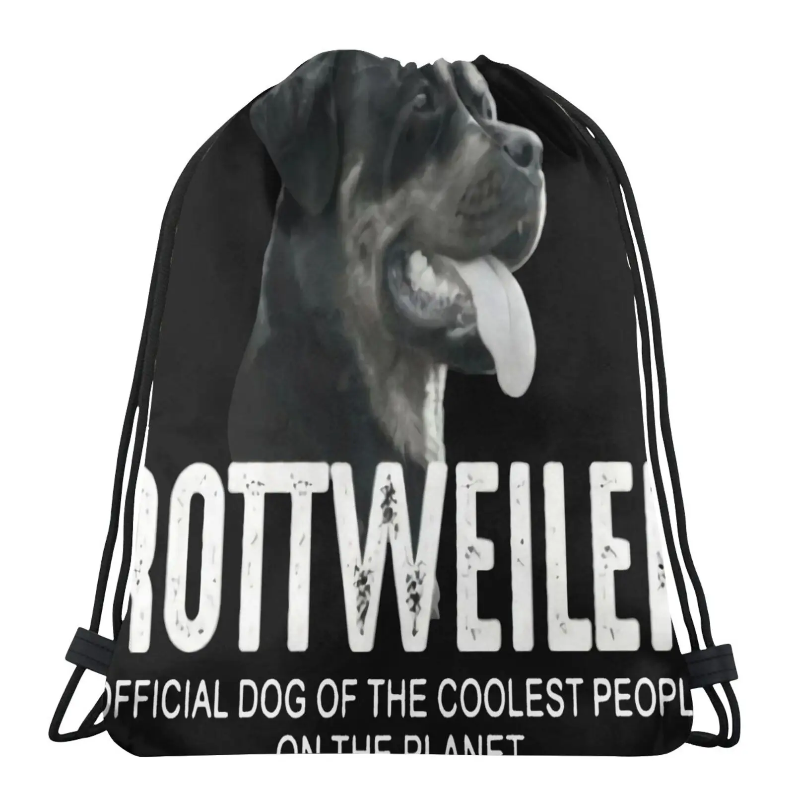 Фото Rottweiler Rottie Rotty Rott Dog Leute мужская сумка на шнурке, сумки на шнурке, сумка-тоут под заказ, сумка с черепом, сумка на шнурке №4