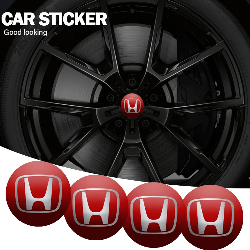 

Wheel Center Cap Logo Hub Cover Badge Emblem for Honda Civic Mugen Accord Odyssey JAZZ CRV Fit Hrv Jazz CBR VTX VFR Car Decals