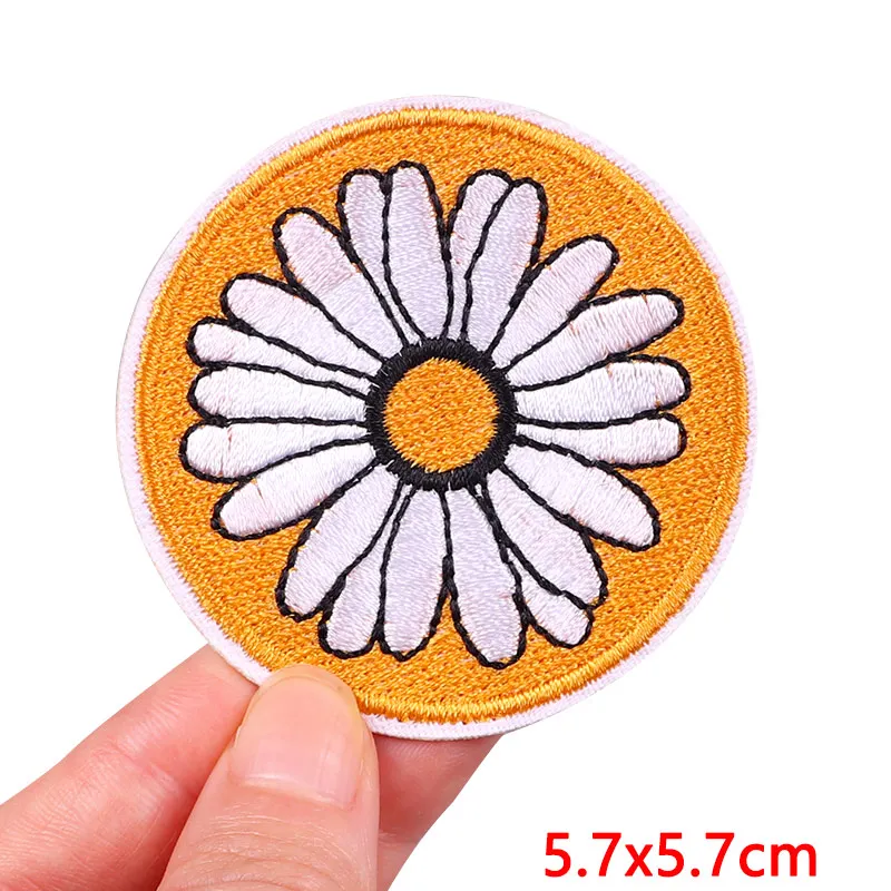 Патчи с цветами/автомобилем патчи вышивкой для утюга термоклейкие одежды куртки