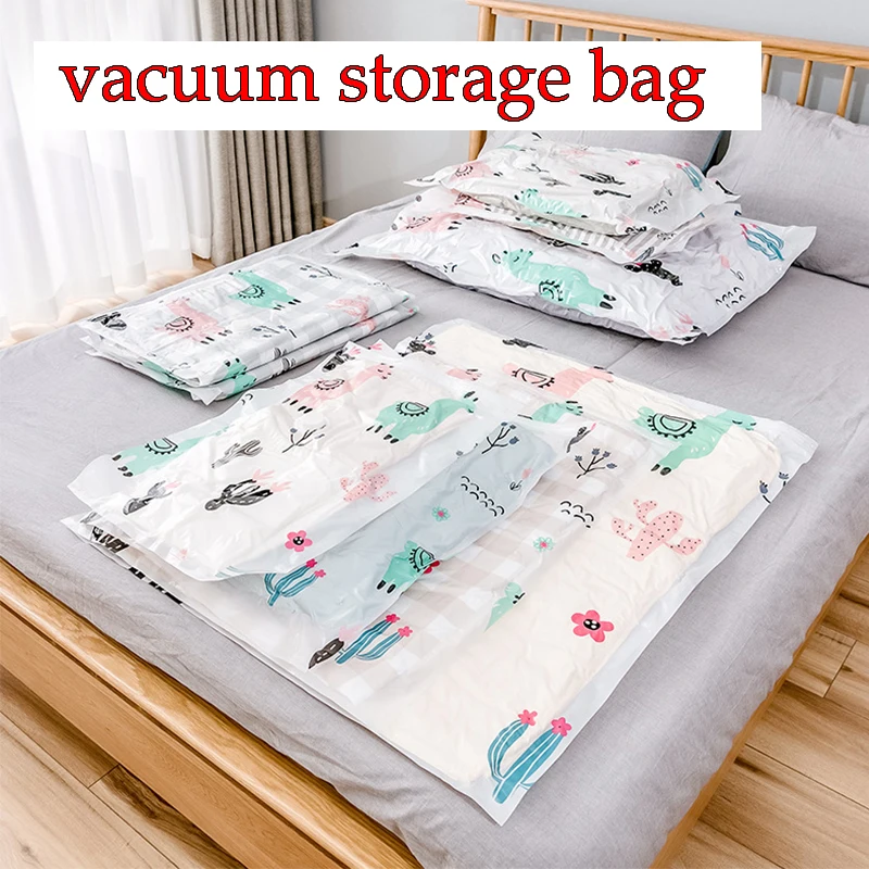 

Vacuum Compression Storage Bag Household Clothes Quilt Storage Air-exhaust Space Finishing Bag Moisture-proof Transparent Bag