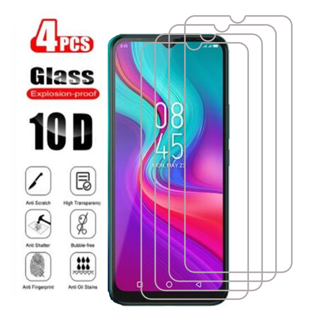 4 шт. для Infinix Hot 11 Play HD закаленное стекло Защитная пленка экрана телефона Hot11Play |