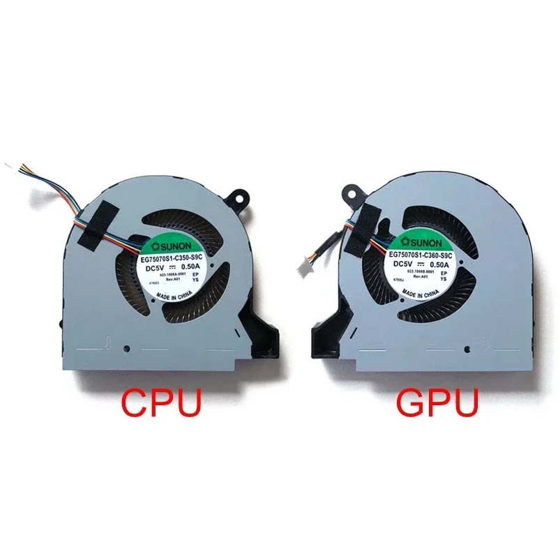 Новый вентилятор охлаждения процессора и графического ноутбука для Acer Nitro V17 VN7-793G