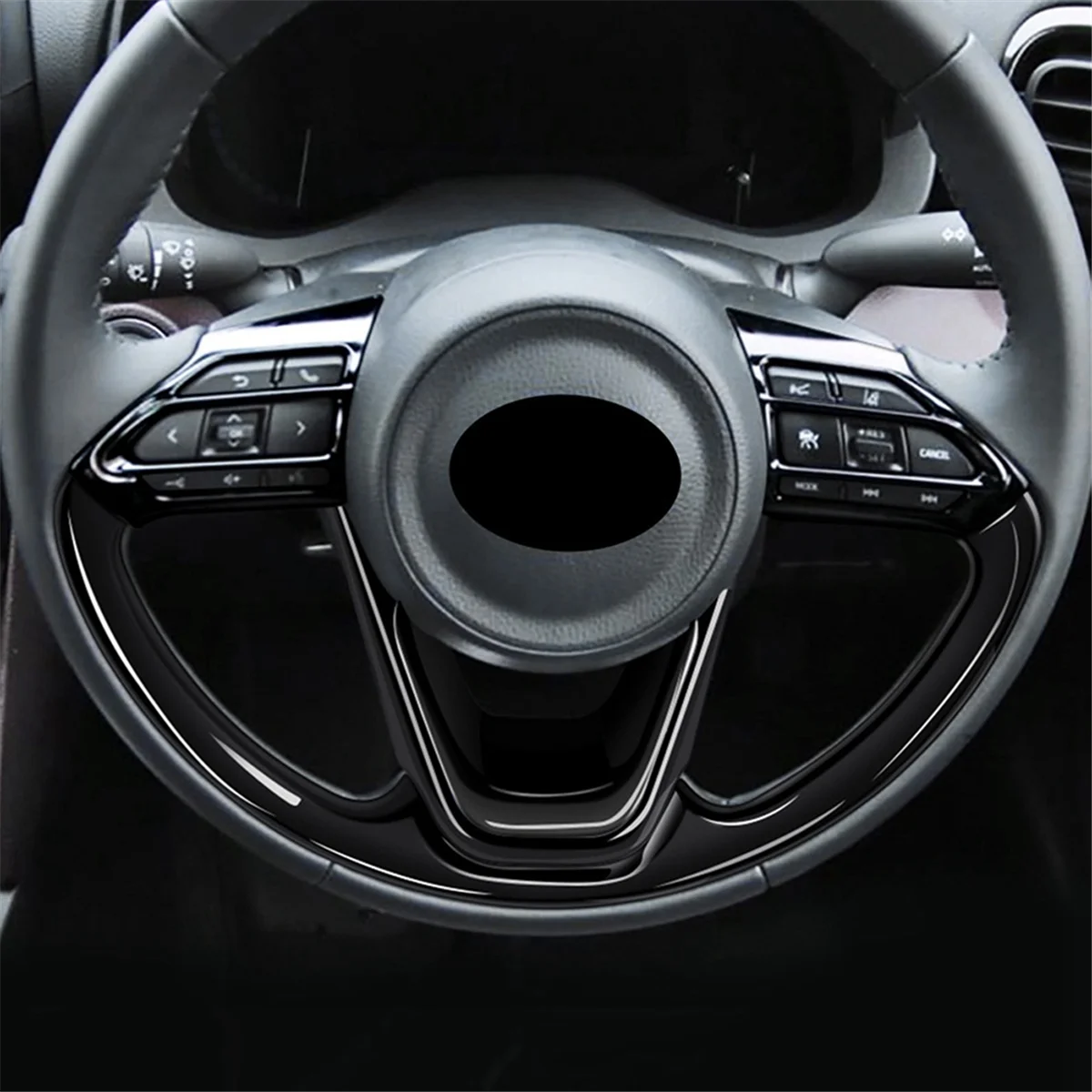 Для Toyota Sienta Aqua Yaris Cross 2022 2023 Автомобильная панель рулевого колеса Крышка отделка