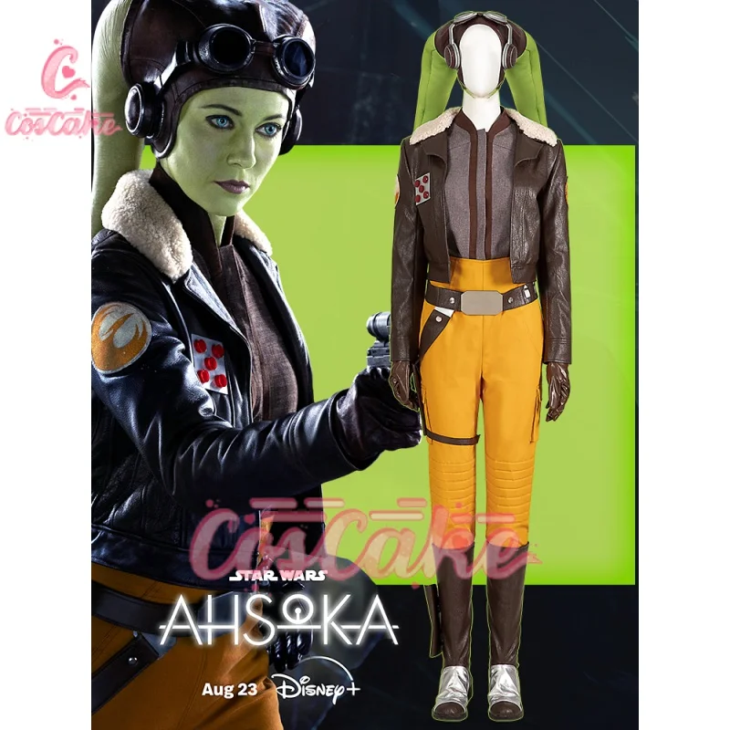 Костюм для косплея Hera Syndulla костюм асоки из фильма Аниме обувь пальто ролевых игр