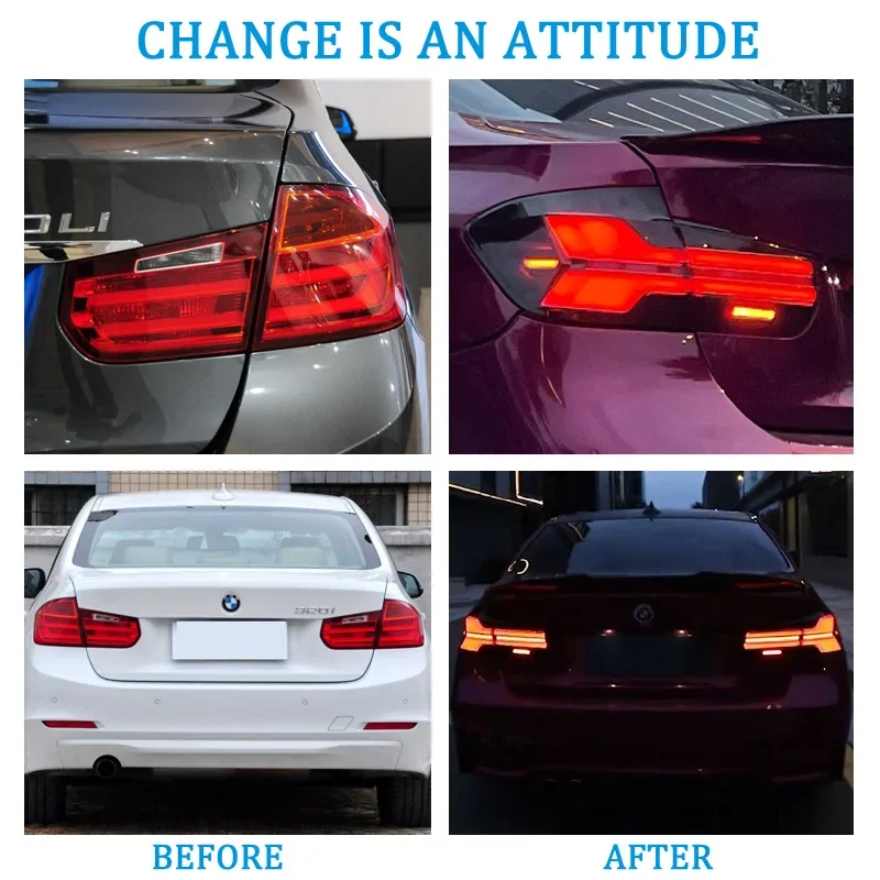 Для BMW F30 M3 F80 2011-2020 Автомобильный светодиодный задний фонарь Задний ходовой +