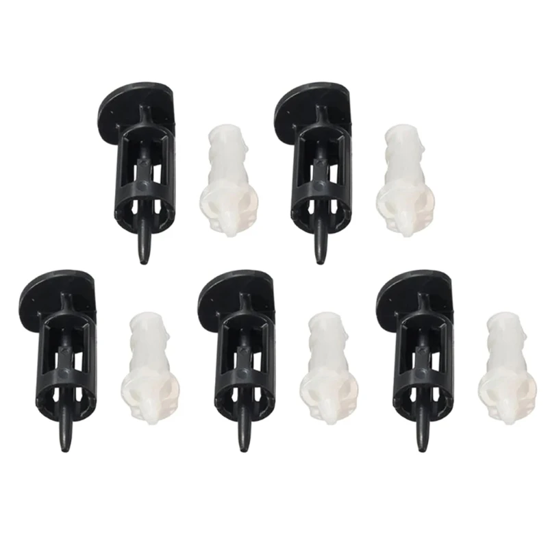2023 New 5 Pairs CPU Heatsink Mount Pins, Plastic Mounting Clip Push Screws for Intel LGA Socket 775 1150 1155 1156 1366 Cooler