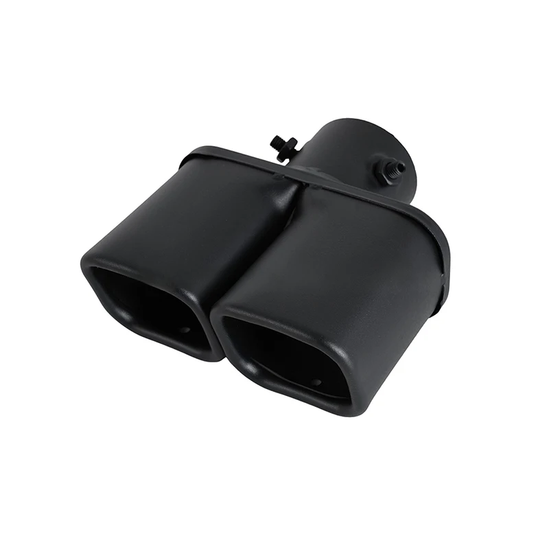 

Черный Универсальный Квадратный Наконечник Выхлопной Трубы С Двойным Выходом, Глушитель, Заглушка Для Выхлопной Трубы Автомобиля