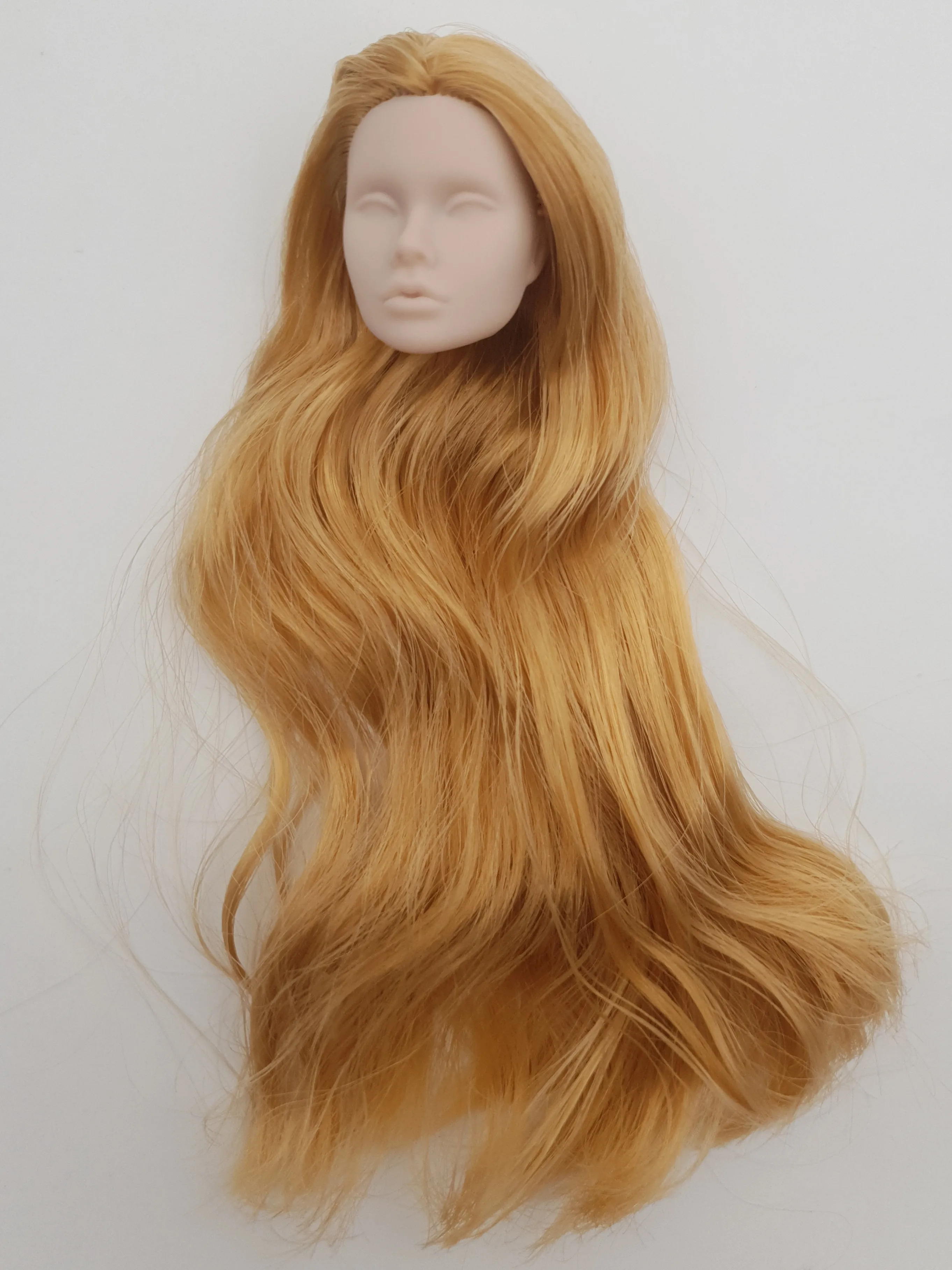 

Fashion Royalty Golden Hair Rerooted Poppy Parker 1/6 Scale FR Doll Head