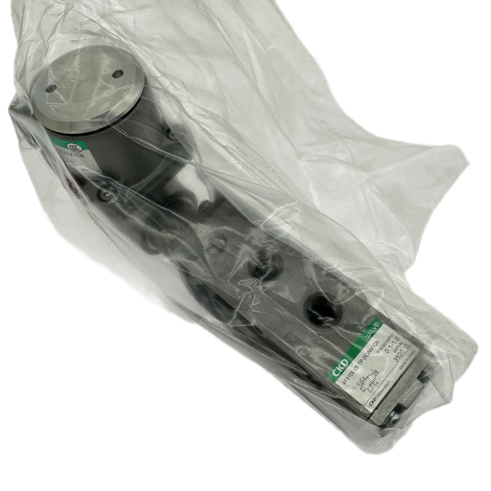 Одноклапанный/корпусный трубопровод 5-портовый пневматический клапан с пилотным