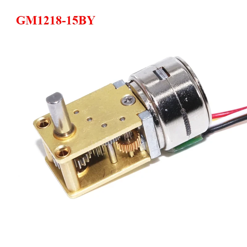 

Микромотор постоянного тока 5 В GM1218-15BY, геликодальный электродвигатель постоянного тока, 2 фазы, 4 кабеля для робота